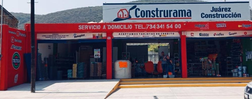Materiales Juárez · sucursal Construrama